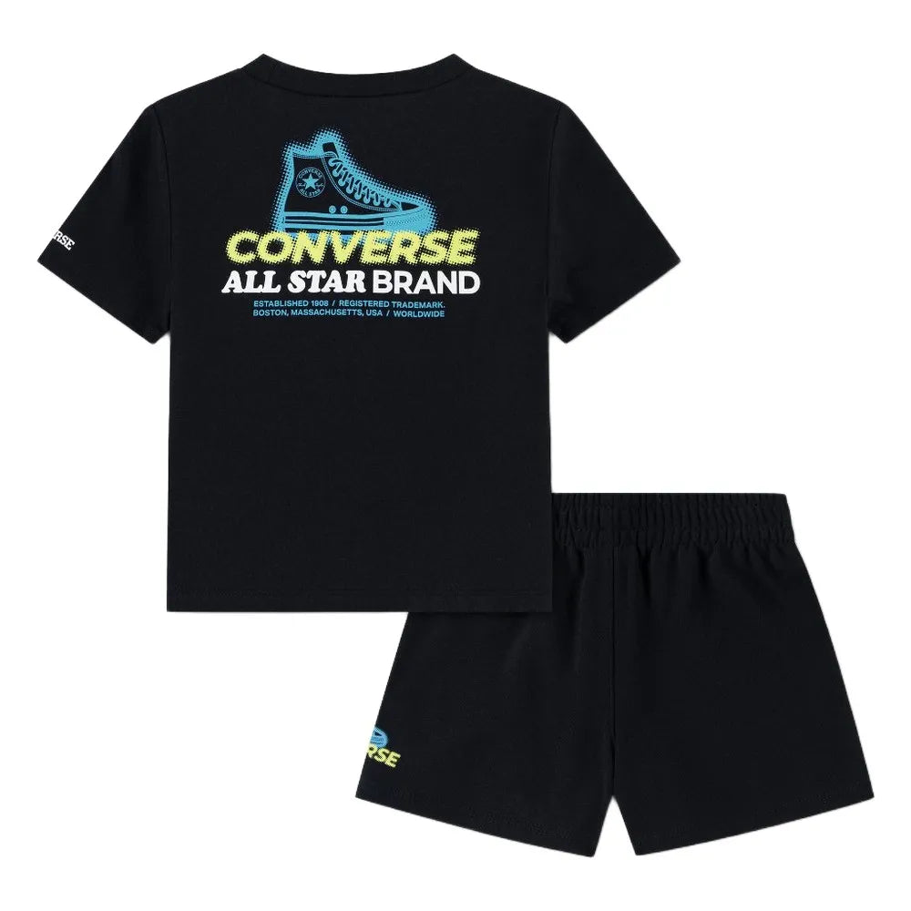 Converse Boys Globe Frontback Hit In Black