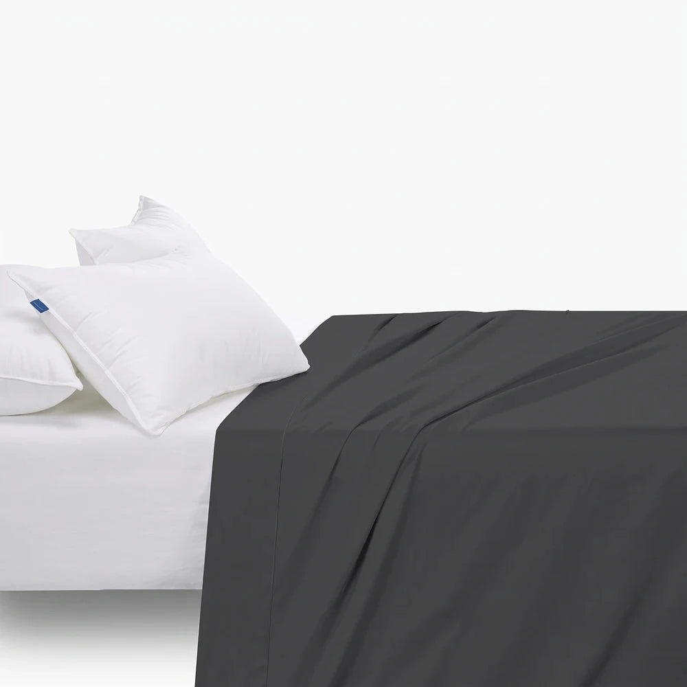 Cotton Co 400 Thread Fitted Sheet Extra Depth In Black