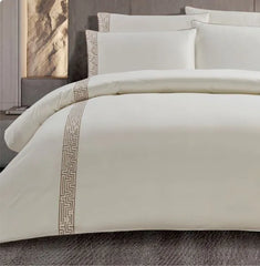 Egyptian Cotton Co T400 Roberto Duvet Cream