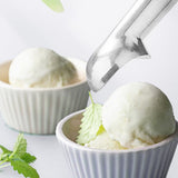 Creative Cooking Aluminium Ice Cream Scoop In Silver