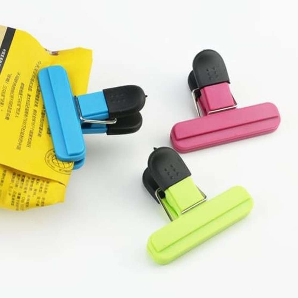 Creative Cooking Bag Clips Set Of 3 In Multi
