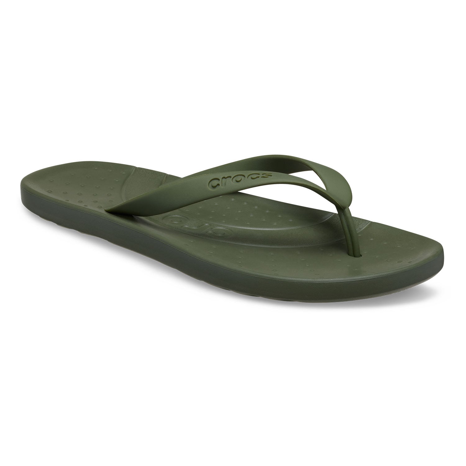 Crocs 210089 Unisex Flip Sandles Army