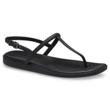 Crocs Womens Miami Thong Flip Sandals In Black