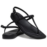 Crocs Womens Miami Thong Flip Sandals In Black