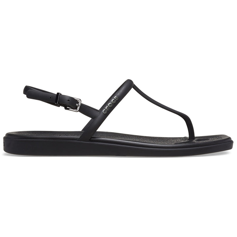 Crocs Womens Miami Thong Flip Sandals In Black