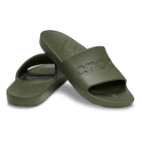 Crocs Unisex Slides In Army Green