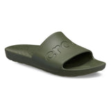 Crocs Unisex Slides In Army Green
