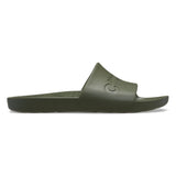 Crocs Unisex Slides In Army Green