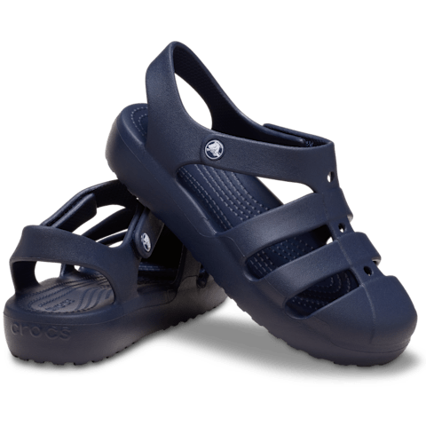 Crocs Boys Classic Fisherman Clog Sandals In Navy