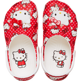 Crocs Girls Hello Kitty Classic Clog Sandals In Red/White Multi