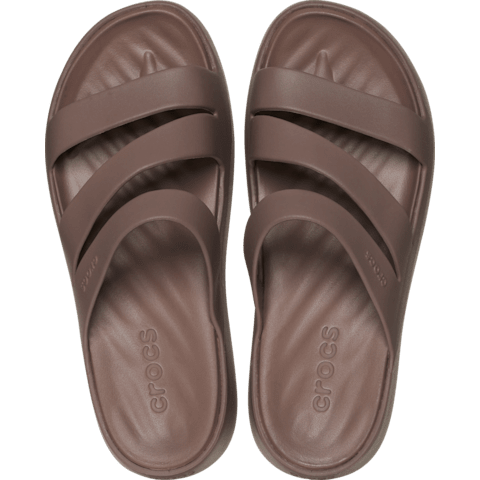 Crocs Womens Getaway Strappy Sandals In Truffle