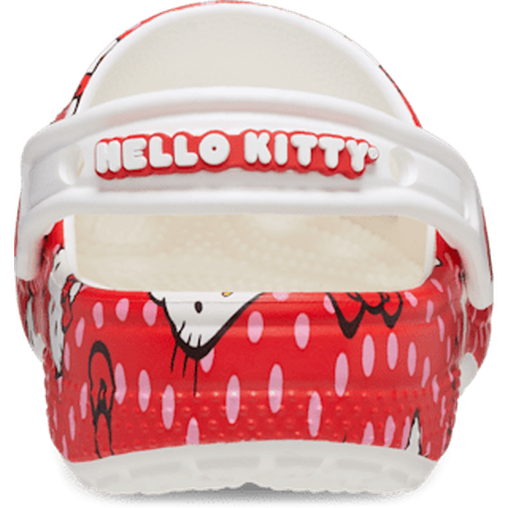 Crocs Girls Hello Kitty Classic Clog Sandals In Red/White Multi