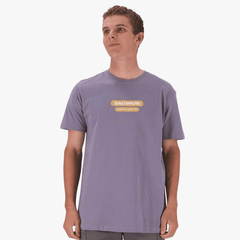 Salomon Round Trip Ss Tee M Blue Granite