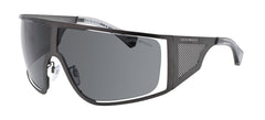 Emporio Armani Mens Metallic Robot Shield Sunglasses In Gun Metal
