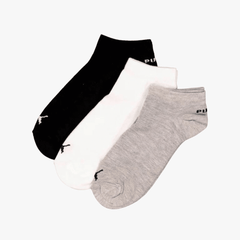 Puma Mens 3 Pack Low Cut Socks In Multi