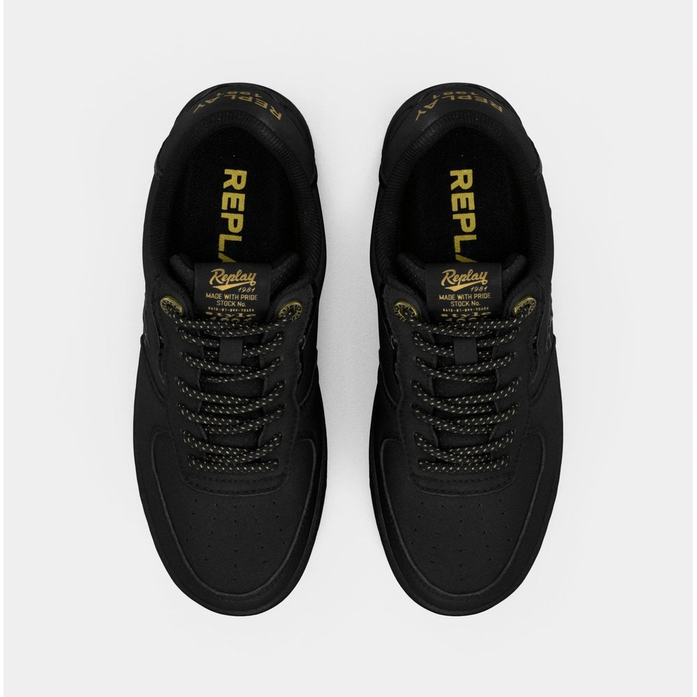 Replay Womens Epic High Matt Shoes In Black