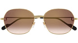 Cartier Sunglasses  Ct0569Sa-003 Gold Squared