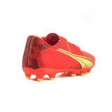Puma Mens Ultra Play Fg/Ag Soccer Shoes In Coral/Fizzy Light/Black