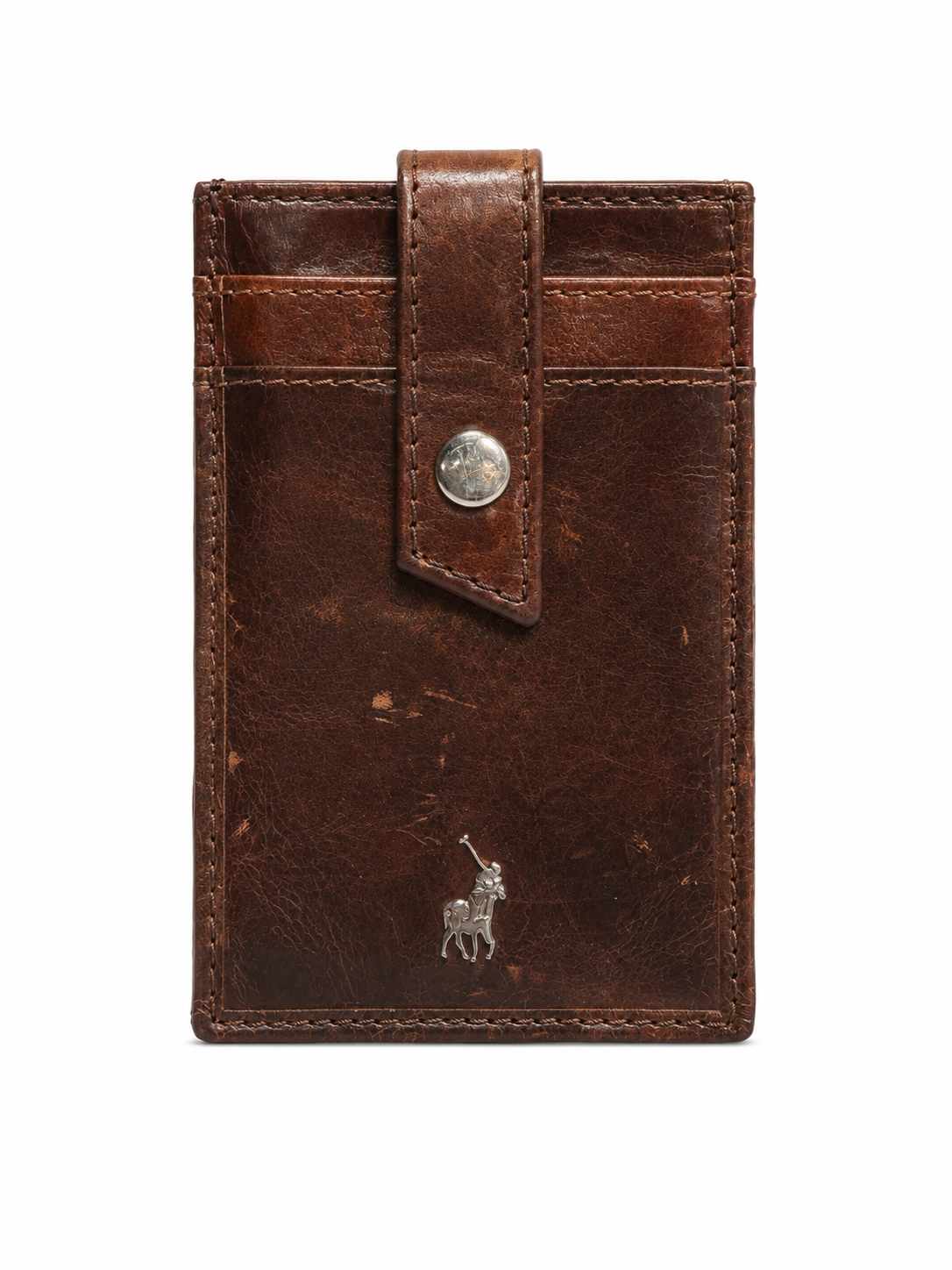 Polo Mens Etosha Credit Card Wallet In Brown