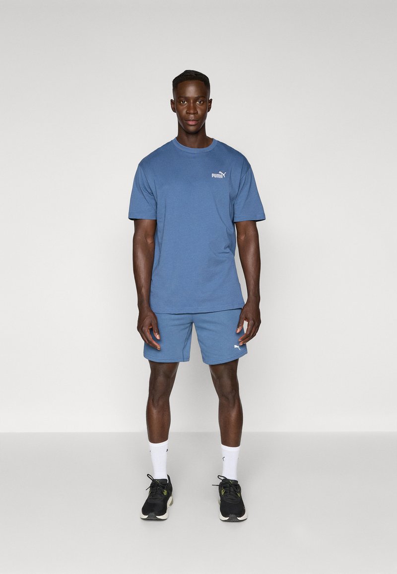 Puma Mens Essential Relaxed T-Shirt In Dark Indigo