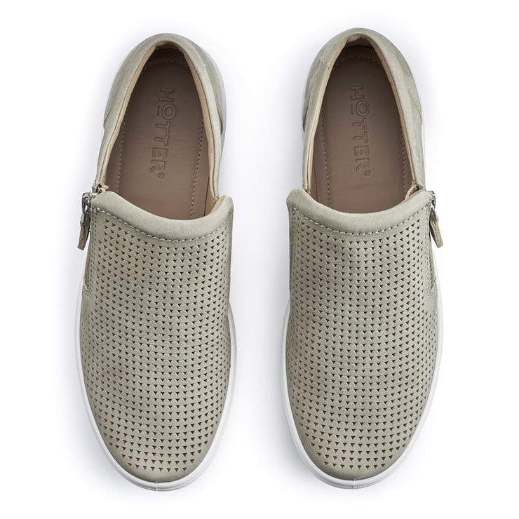 Hotter Ladies Daisy Shoes in Moss