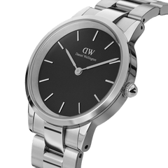 Daniel Wellington Mens Iconic Link Watch In Silver