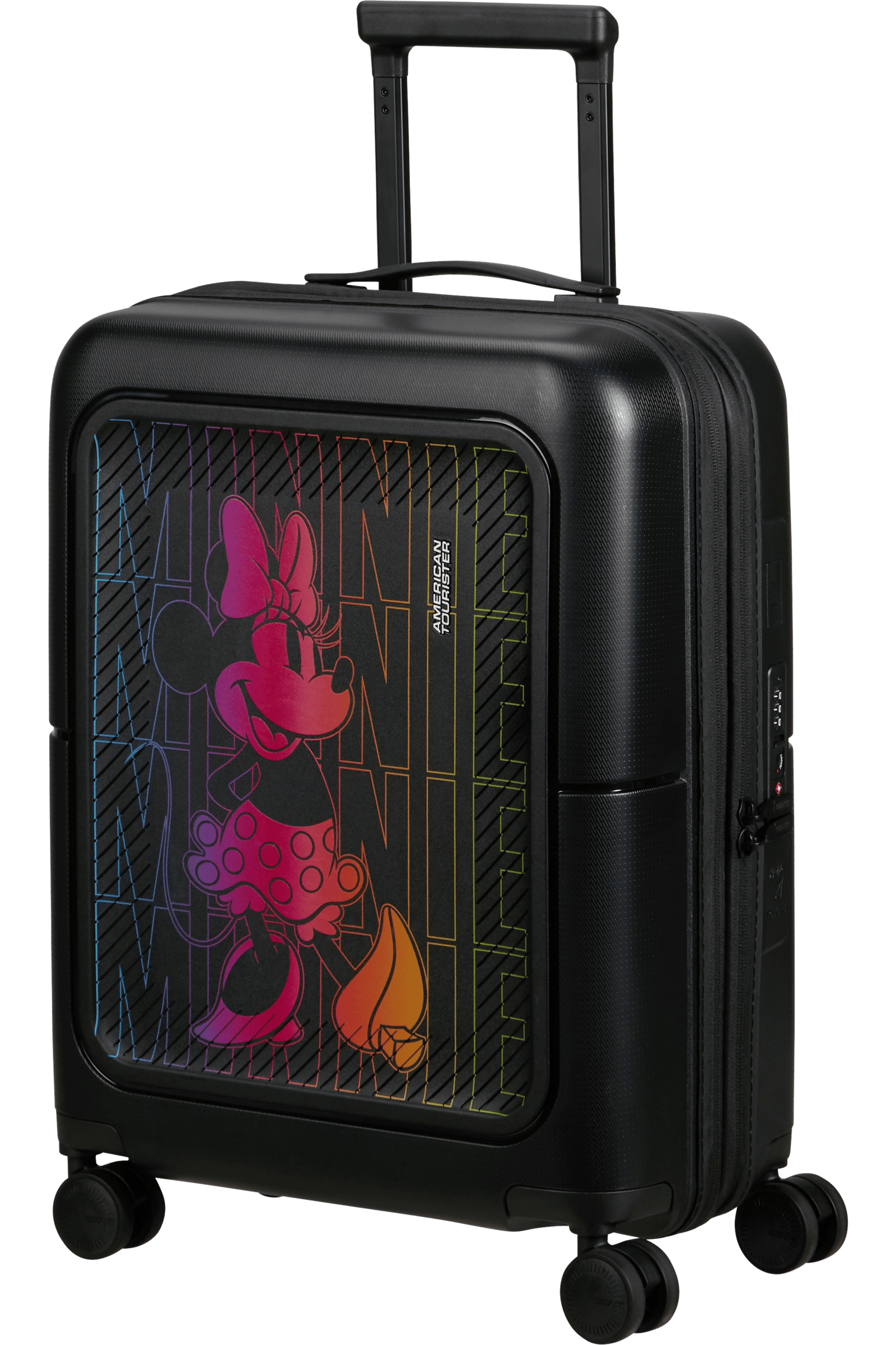American Tourister Disney Dashpop Minnie Spinner In Black