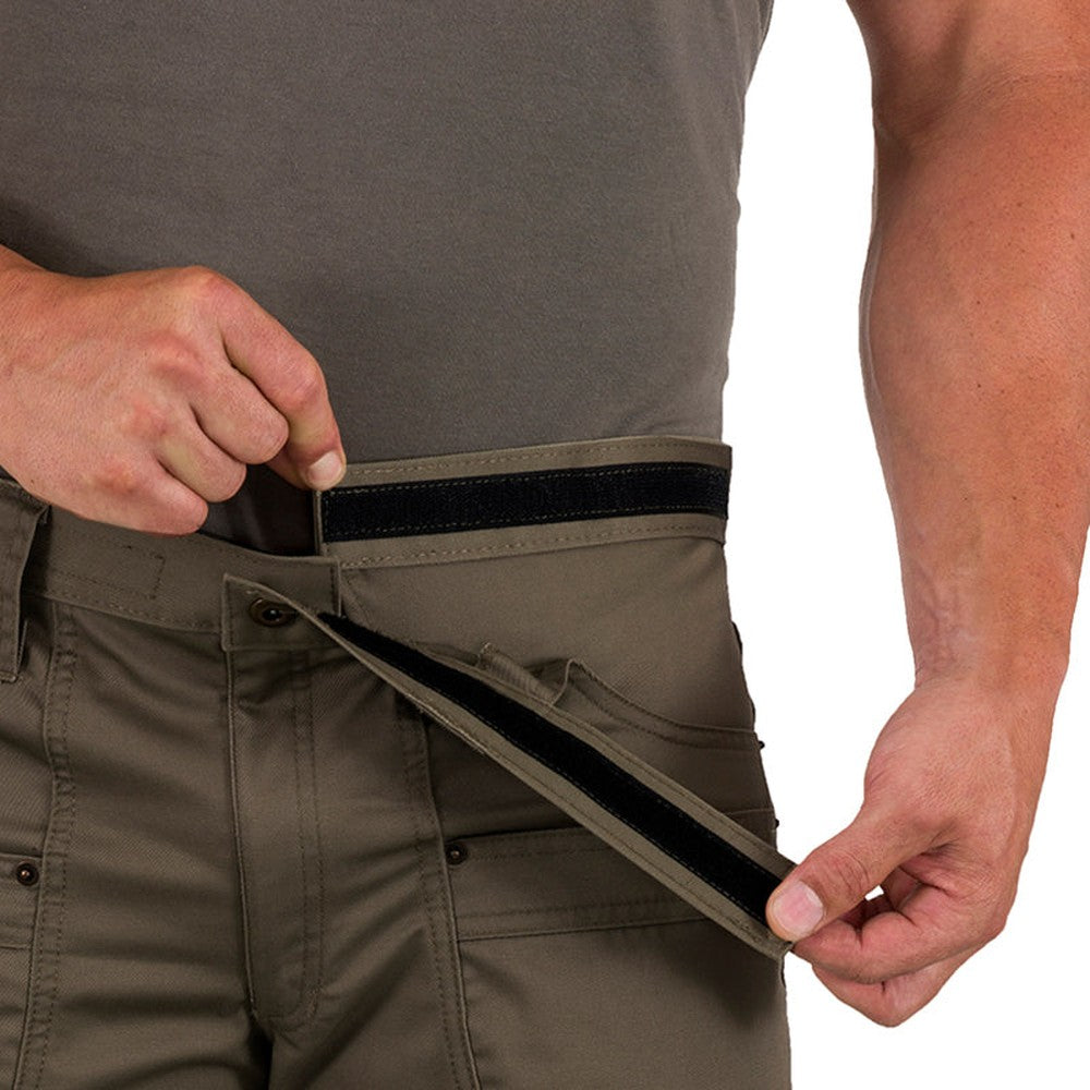 Boerboel Mens Adjustable Kalahari Shorts In Bark