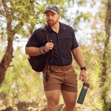 Boerboel Men's Odyssey Cargo Shorts In Brown