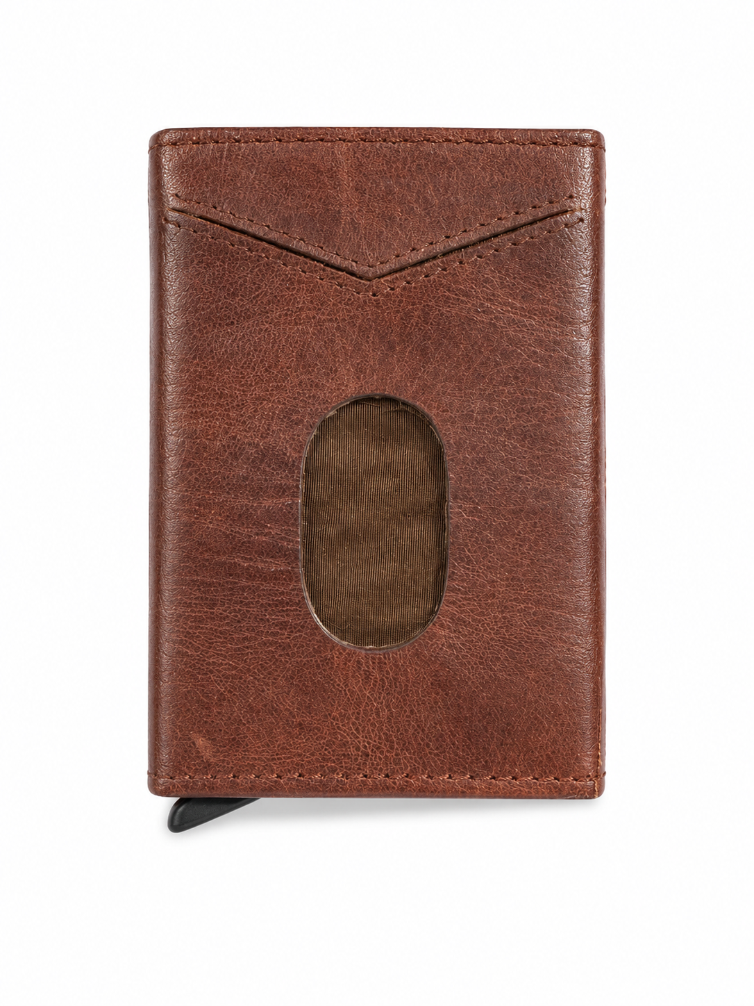 Lefel Mens Secret Wallet In Brown