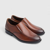 Hush Puppies Mens Perigrin Leather Shoes In Brown