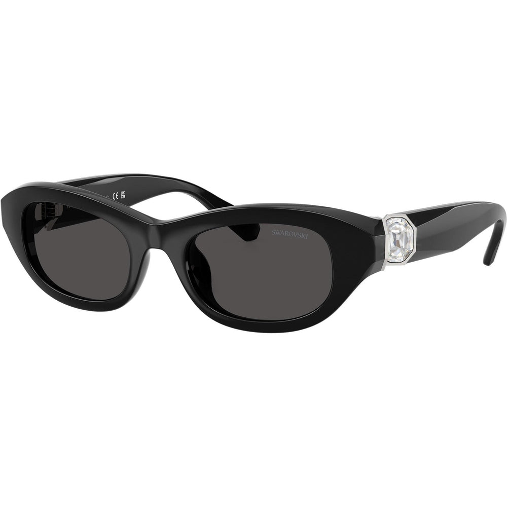Swarovski Womens Sunglasses In Black/Dark Grey