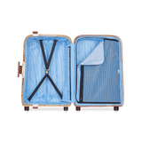 Delsey Moncey  4 Wheel Trolley Case  Angora