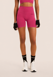 Freddy Womens Knitted Seamless Legging Short In Pink