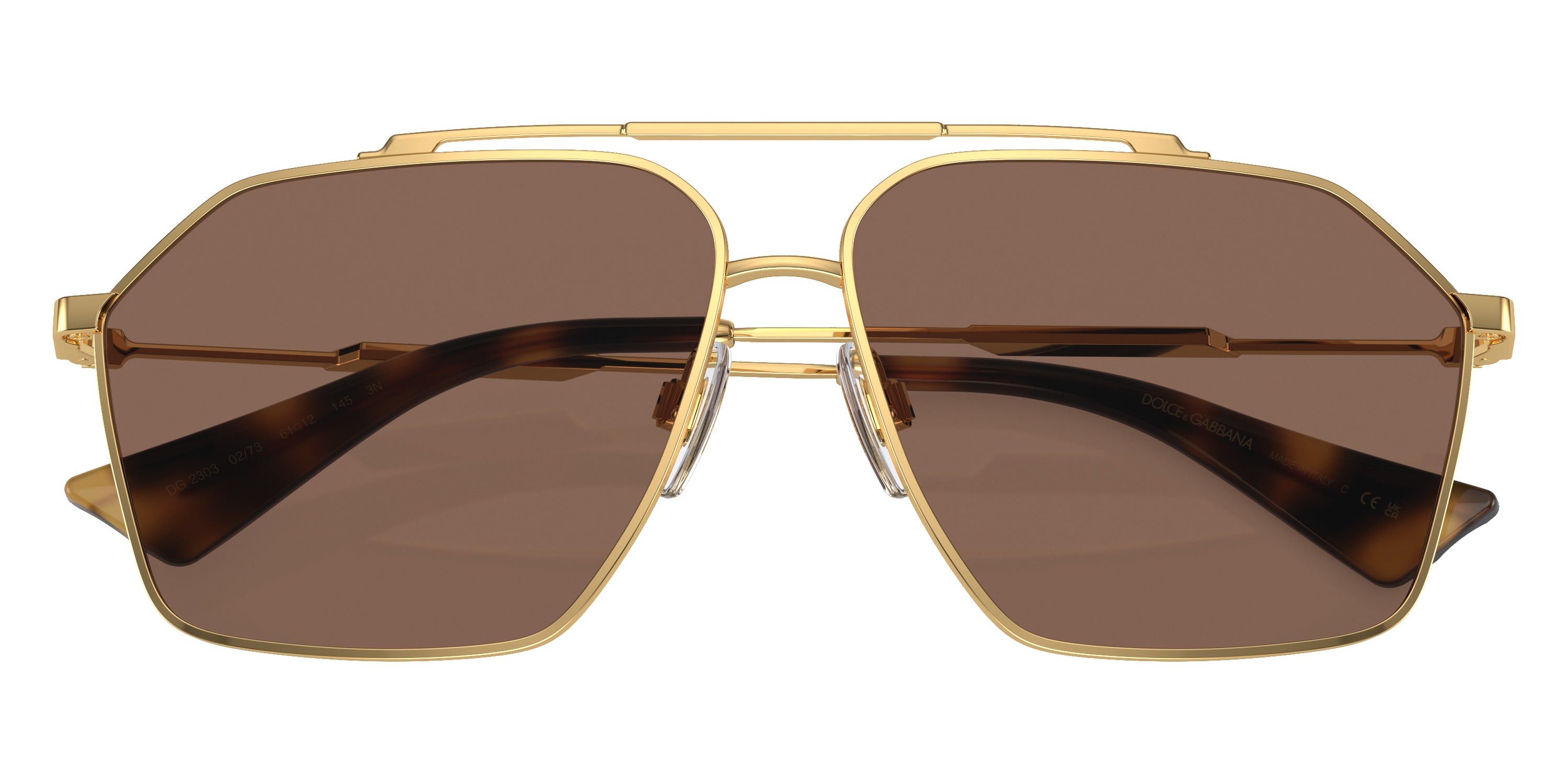 Dolce & Gabbana Womens Sunglasses In Black and Gold