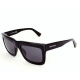 Diesel Box Shape Frame Mens Sunglasses In Black