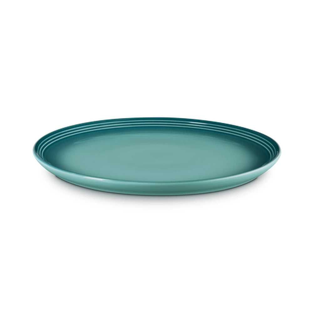 Le Creuset Coupe Dinner Plate In Rivera Blue