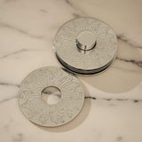 Carrol Boyes Coaster Set Discussion In Silver
