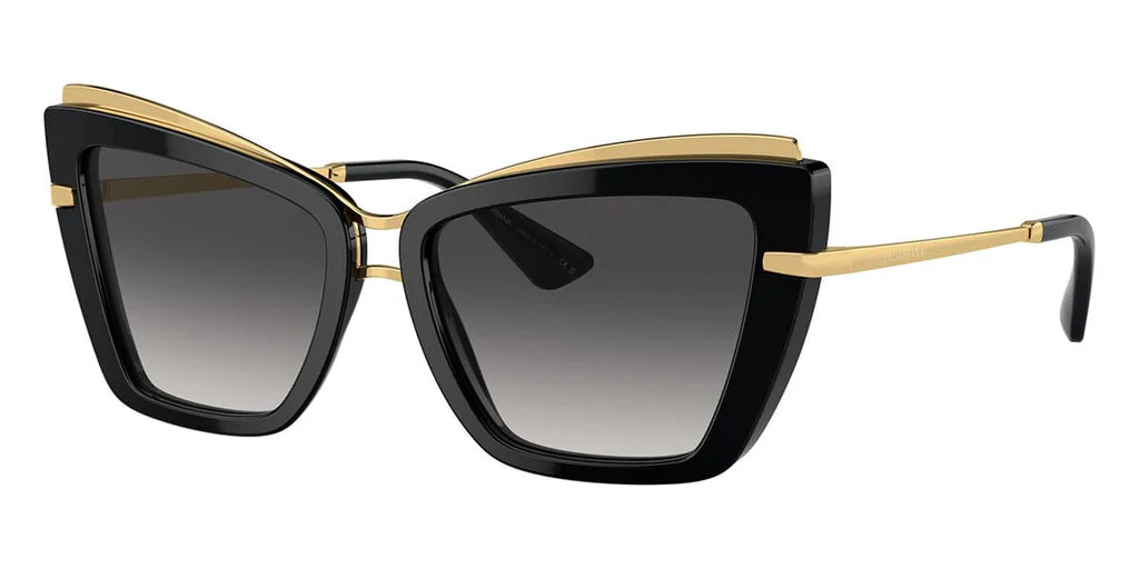 Dolce & Gabbana Black & Gold Sunglasses DG4472