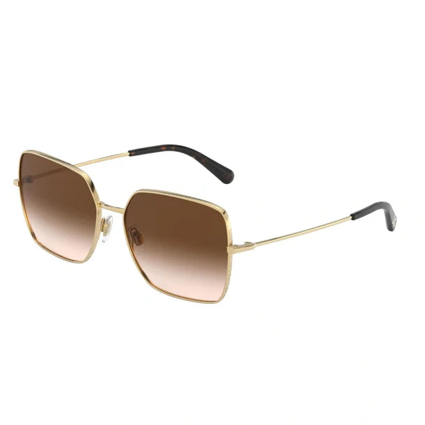 Dolce & Gabbana Slim Black And Gold Sunglasses DG2242