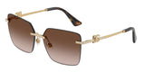 Dolce & Gabbana Womens Sunglasses In Gold