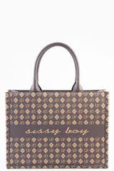Sissyboy Bg764 All Over Print Shopper Brown