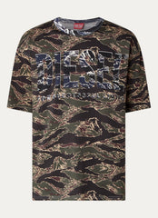 Diesel Mens T-Boxt-T22 T-Shirt In Army Green