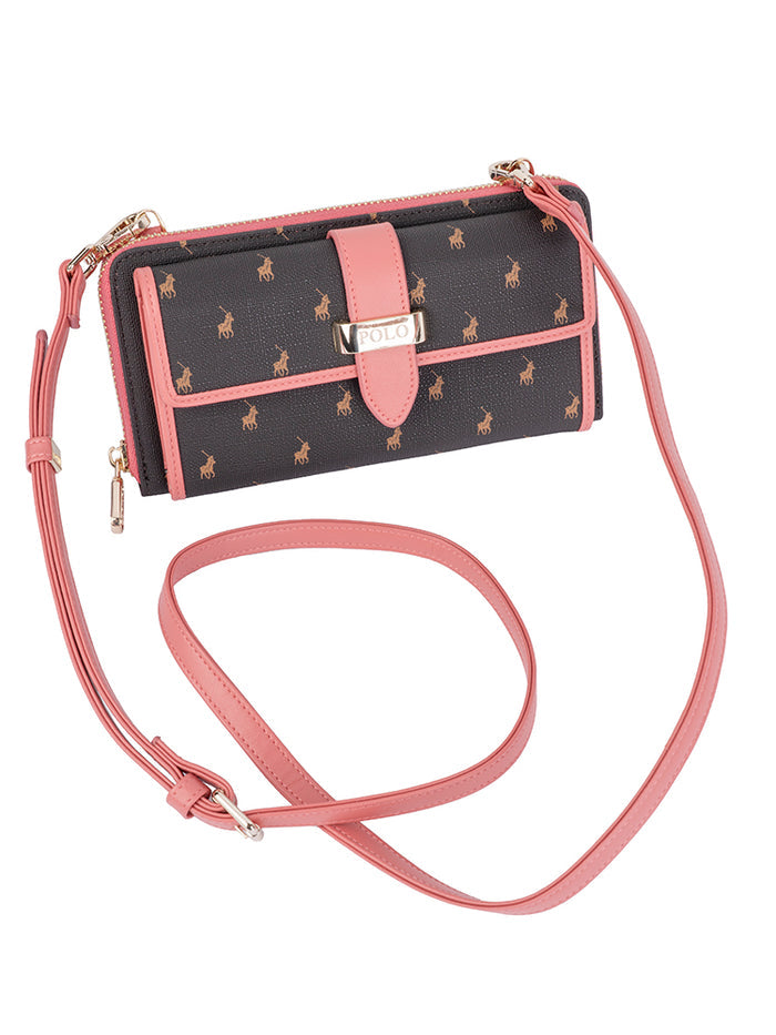 Polo Kelsey Small Phone Sling In Brown