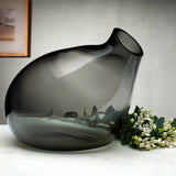 Nude Bubble Smoke Vase In Black