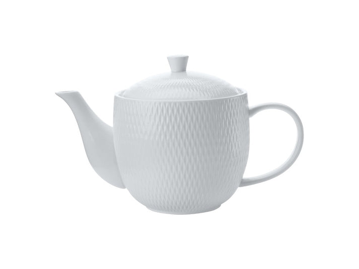 Maxwell & Williams Basic Diamonds Teapot 800Ml In White