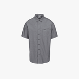 Pringle Charlie Oxfored Short Sleeve Classic Shirt In Navy
