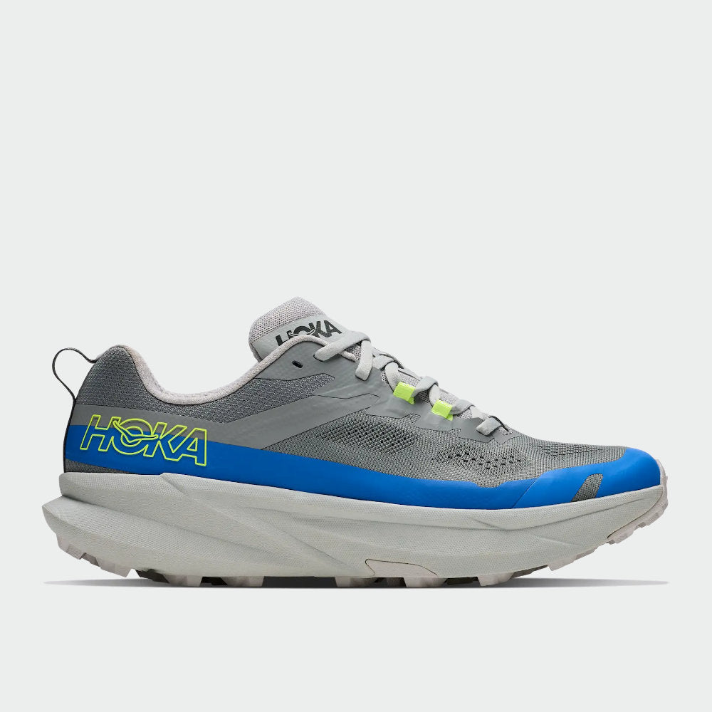 Hoka Mens Torrent 5 Sneakers In Grey/Blue/White
