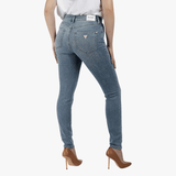 Guess Womens Lana 1981 High Rise Skinny Jeans In Light Wash