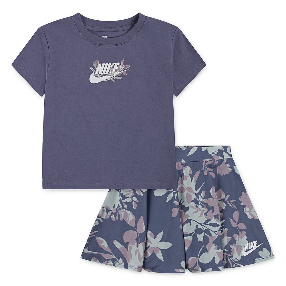 Nike Girls Printed Club Scooter Set In Indigo
